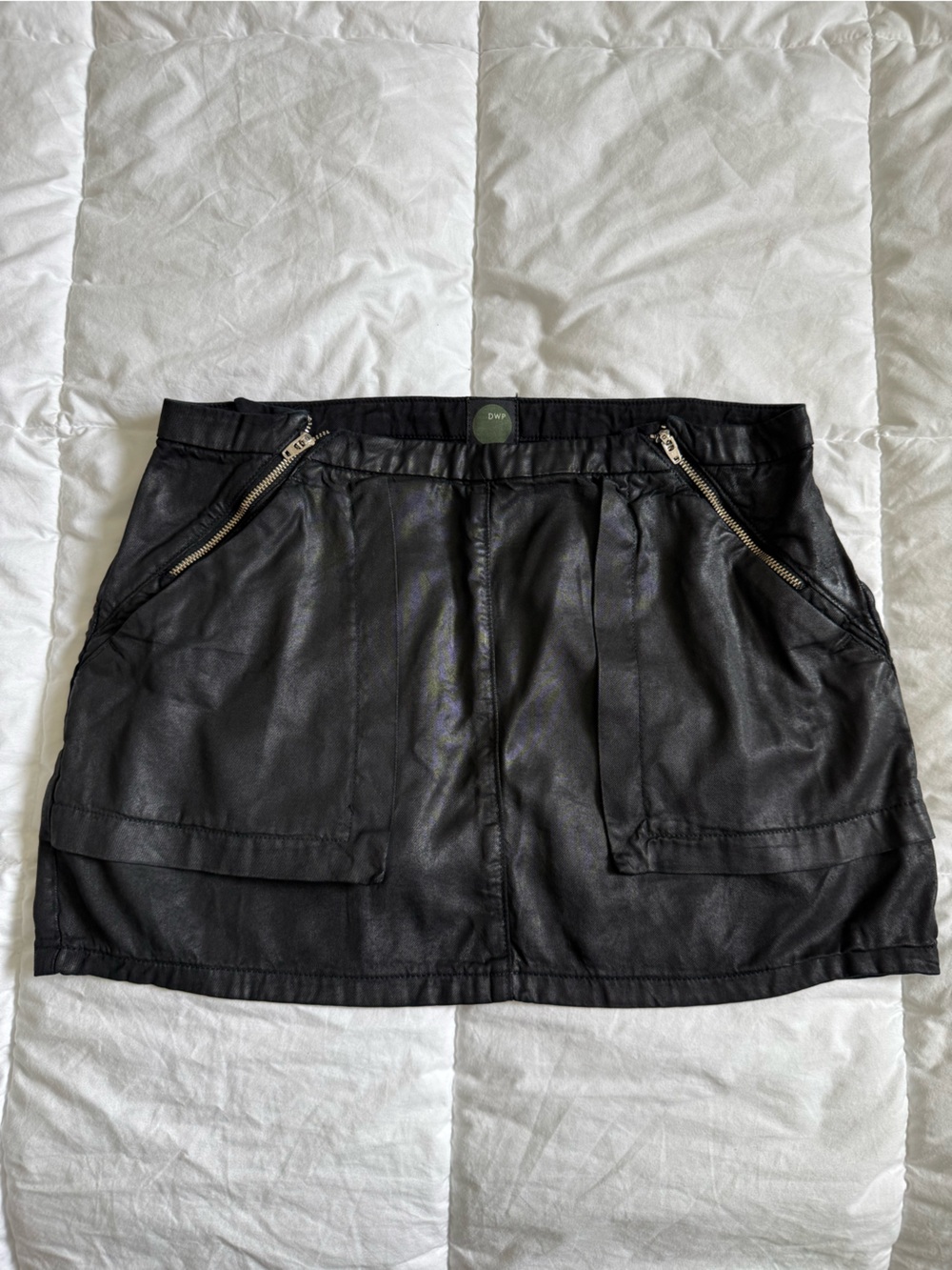 DWP metallic mini skirt